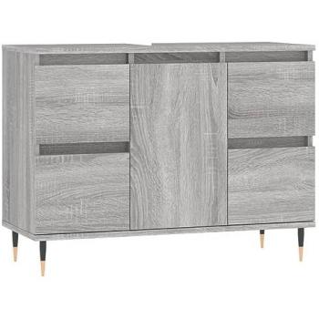 Armário de Casa de Banho 80x33 cm Estilo Sonoma
