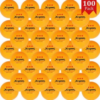 XCLOHAS 100-Pack Table Tennis Training Balls