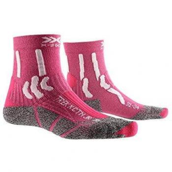 X-Bionic Junior Trek CTN Socks – Pink & White, L