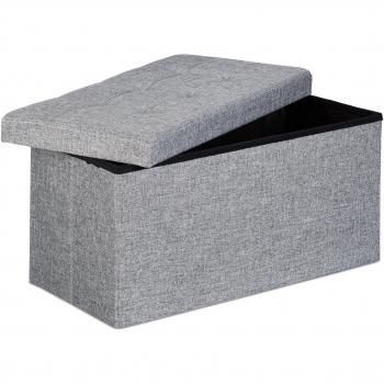 Relaxdays Panca Piega – Pouf Imbottito