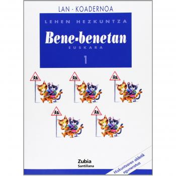 EUSKARA BENE-BENETAN 1 LEHEN HEZKUNTZA KOADERNOA (Tapa blanda).