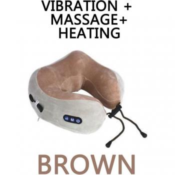 Travel U‑Shaped Electric Massage Pillow – Neck, Shoulder & Spine Comfort