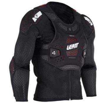 Peto Integral de Cross Leatt ReaFlex Negro con Protección y Camiseta de Manga Larga