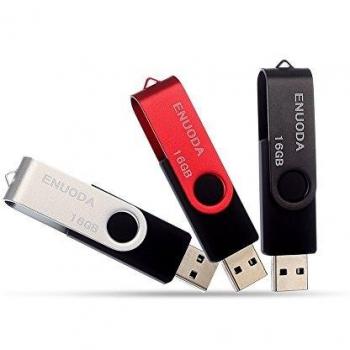 Clé USB 16 Go ENUODA Rotation Lot de 3