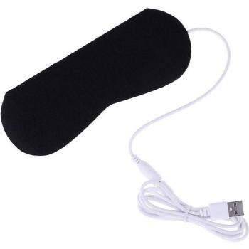 Masque Chauffé USB Carbone