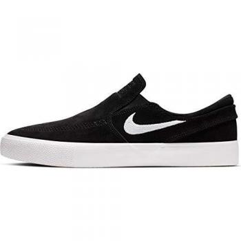 Nike SB Zoom Janoski Slip RM Shoes, Black/White/White
