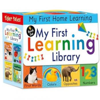 My First Learning Library 4-Book Boxed Set: Includes First Words, Colors, Opposites, and Numbers (My First Home Learning)
