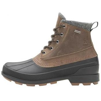Kamik Robuster halbhoher Herren Winter Halbstiefel. Farbe: Braun / Größe: 44