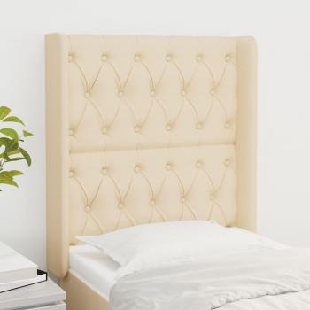 Kopfteil Creme 83x16x118/128 cm