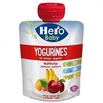 Pouches de Yogur Hero Baby Multifrutas 80 g