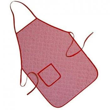 Coton rouge Tablier Rayen 6101, longueur 40 cm