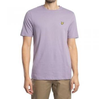 Lyle and Scott Men's Purple Cotton T-Shirt