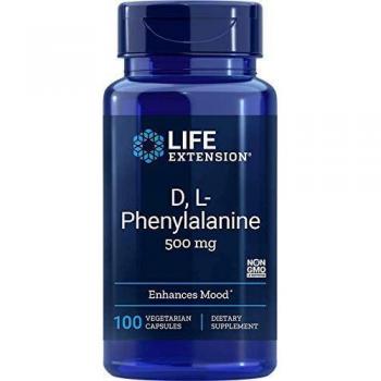 Life Extension DL‑Phenylalanine 500 mg – 100 Vcaps
