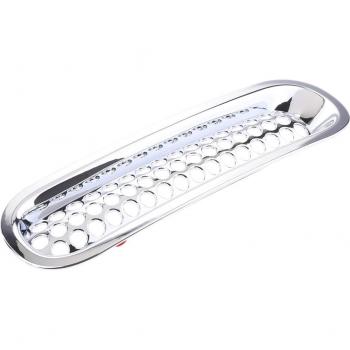 7er Set Chrom Grill Einlagen für Jeep Wrangler
