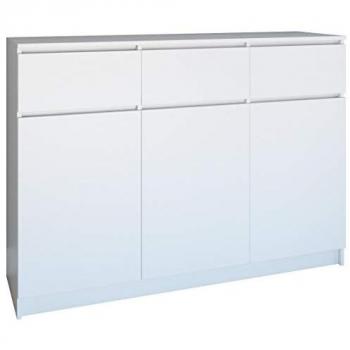 Topeshop, Biel Sideboard-Kommode (120 x 40 x 97 cm)