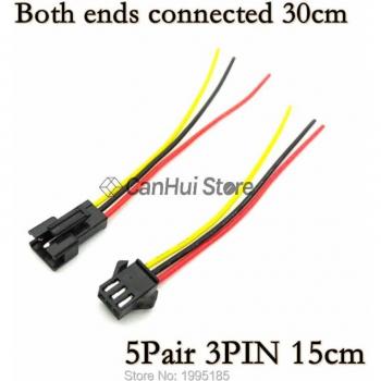 JST SM Plug Socket Wire Connectors for LED Strips