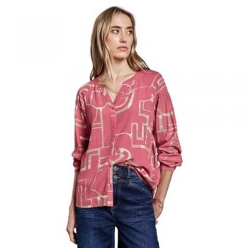 Tunique à Détails Smocks Rose pour Femme Street One Taille 40