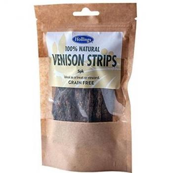 Hollings Natural Venison Dog Strips