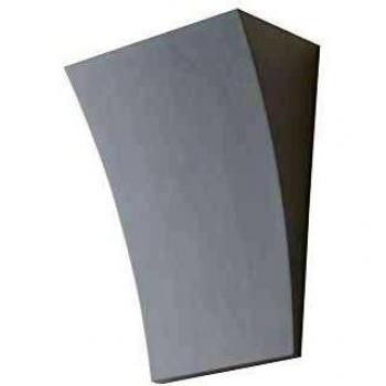 Wandleuchte Gips weiß 2-flammig 25 cm