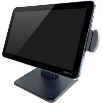 Ordenador tpv approx apptpv02vfdc monitor 15 tactil capacitivo fhd celeron j1900 qc 8gb 128gb ssd con lector tarjetas (msr) y visor vfd wifi 5xusb 1x