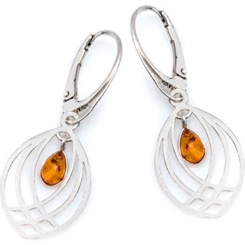 Amber Inspiration Studs by Les Trésors De Lily