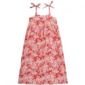 Dierlijke Dames Annabel Natuurlijke Maxi Jurk 6 UK Rood