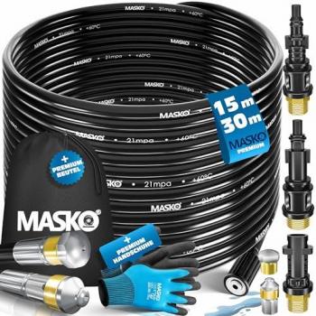 Masko Tuyau de Nettoyage 200 Bars avec Buses Rotatives