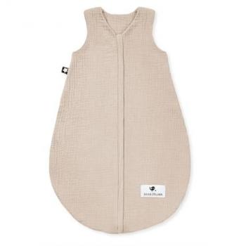 Julius Zöllner Sommerschlafsack Musselin Sommertraum 0,5 TOG – Unisex – Natur – 80 cm