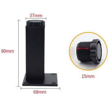 Jambes de table basse en aluminium renforcé