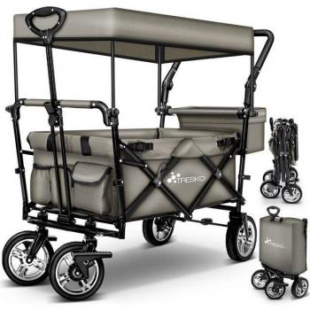 Faltbarer Transportwagen mit 2x3-Punkt Gurtsystem