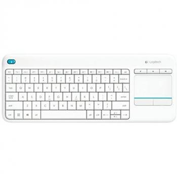 TASTIERA WIRELESS CON TOUCHPAD LOGITECH K400 PLUS BIANCA