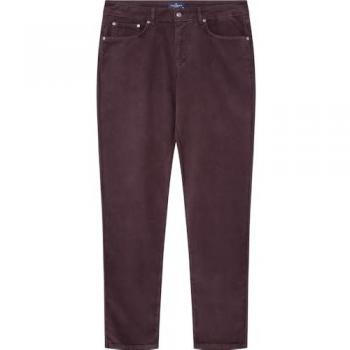Hackett Pantaloni 5pkt Moleskin Uomo Dark Brown 36
