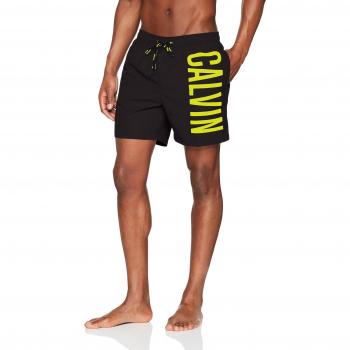 Calvin Klein Medium Drawstring, Maillot De Bain Homme, Noir, Large