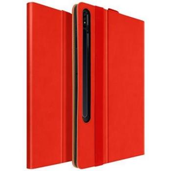 Funda Protectora Rojo para Samsung Tab S7 Plus 12.4 con Soporte
