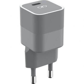 Cargador de Pared GaN PD USB-C Force Power 25W Gris