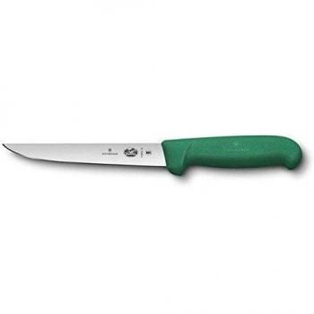 Green Victorinox Fibrox 15cm Wide Blade Boning Knife