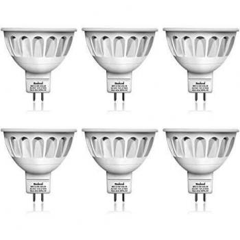 Recessed Lighting MR16 LED Spotlights – 6 Pack (5W, 450lm, 2700K)