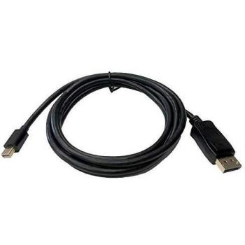 Cabo Mini Displayport 3GO 2m Macho/Macho Preto