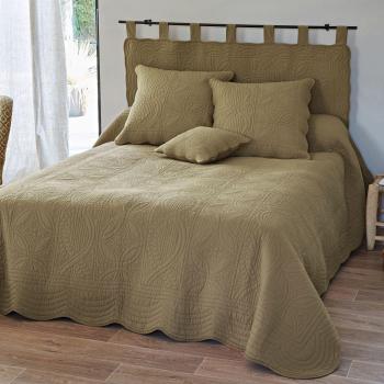 Couvre Lit Beige en Coton 250x250