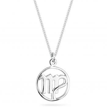 Elli Halskette mit Jungfrau Motiv 925 Sterling Silber