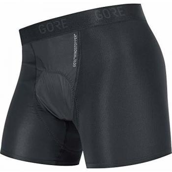 Gore C3 Damen-Fahrradshorts mit Polster und Windstopper – Schwarz, 40