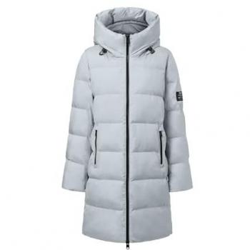 ECOALF para mujer. MCWGAJKMANLI0987W24-002 Abrigo Manlie azul (L), Casual, Manga larga, Poliéster Reciclado, Sostenible, ECOALF outlet 2024