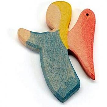 Engel mit Hand blau Ostheimer 44606