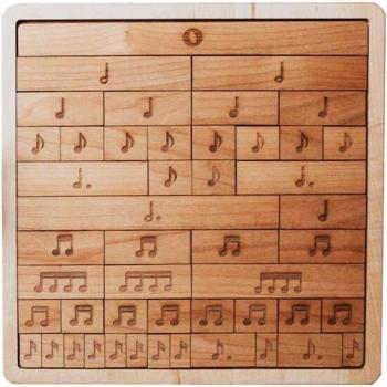Math Fraction Bars Educational Jigsaw Toy