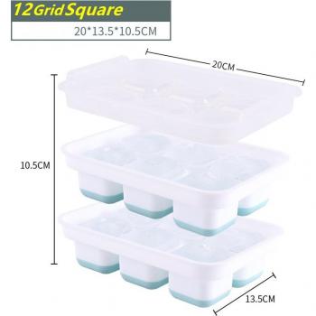 Molde para cubitos de hielo de silicona
