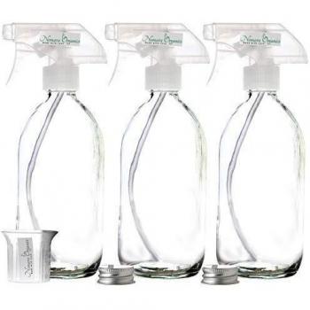 EcoBurst 3‑Pack 500 mL Glass Spray Containers – BPA‑Free