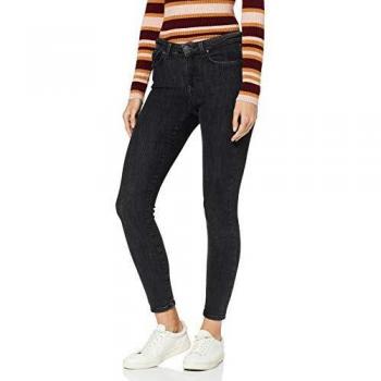 Jeans Skinny Only Power Mid Push Up, Talla 32, Gris Medio