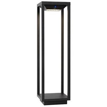 Tenso Anthracite Solar Bollard Light with PIR Sensor IP54