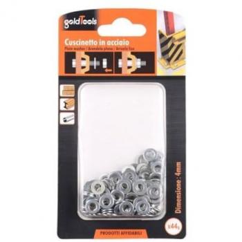 Set Rondelle Piane Cuscinetto In Acciaio 4 Mm 44gr