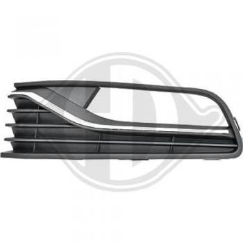 Grille de Pare-Choc DIEDERICHS 2207049 pour VW Polo avec Ventilation et Bord Chromé
